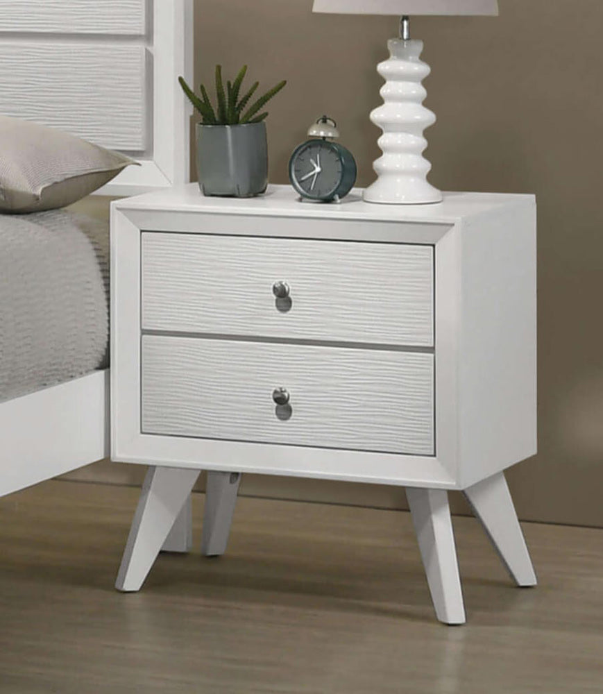 Furniture of America - Dortmund Nightstand in White - CM7465WH-N View 1