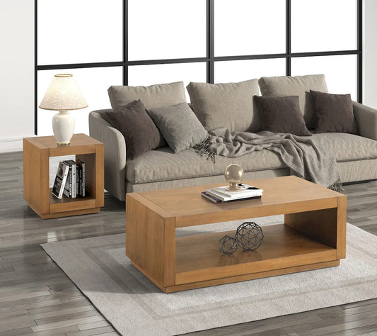 Furniture of America - Dothan - End Table, Medium Oak - FM44009BR-E view 2