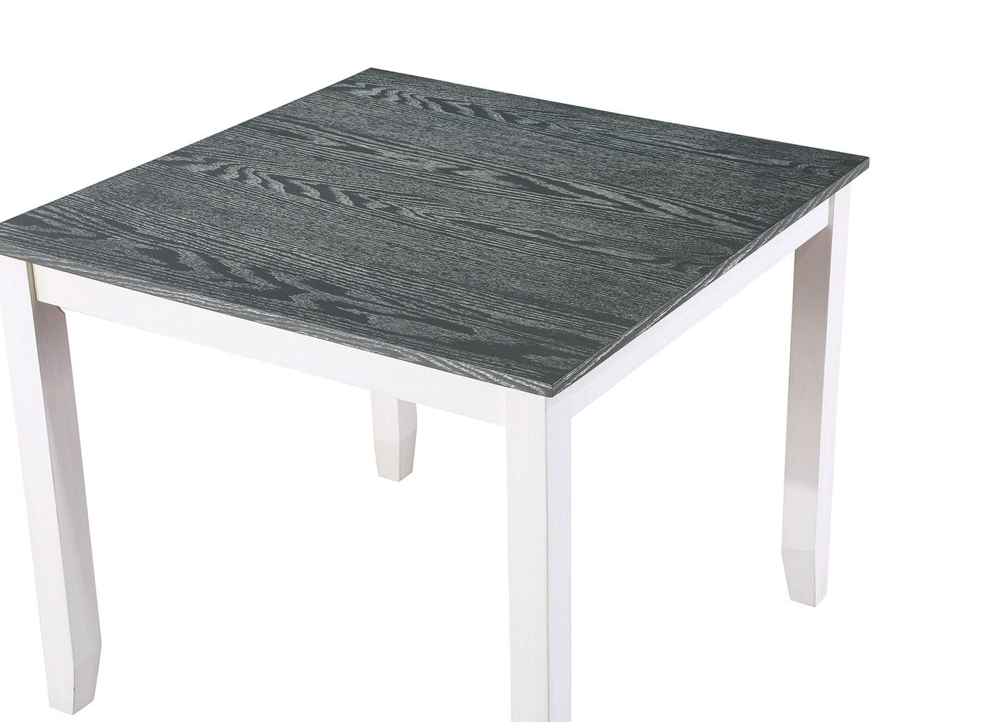 Furniture of America - Dunseith 5 Pc. Dining Table Set in White/Gray - FOA3388T-5PK View 5