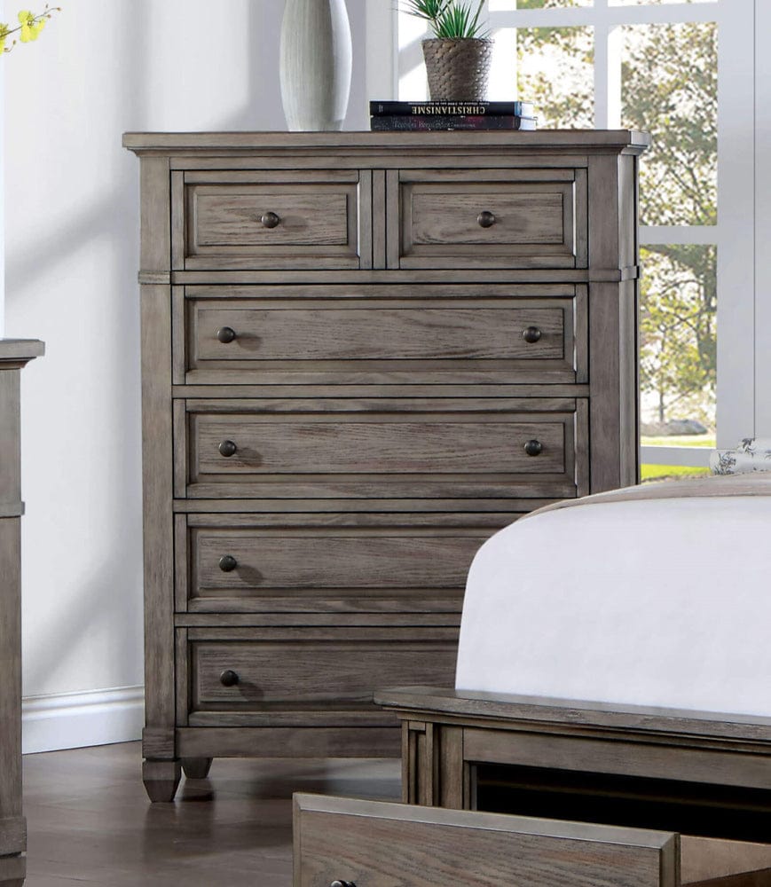 Furniture of America - Durango Chest in Warm Gray - CM7461GY-C View 1