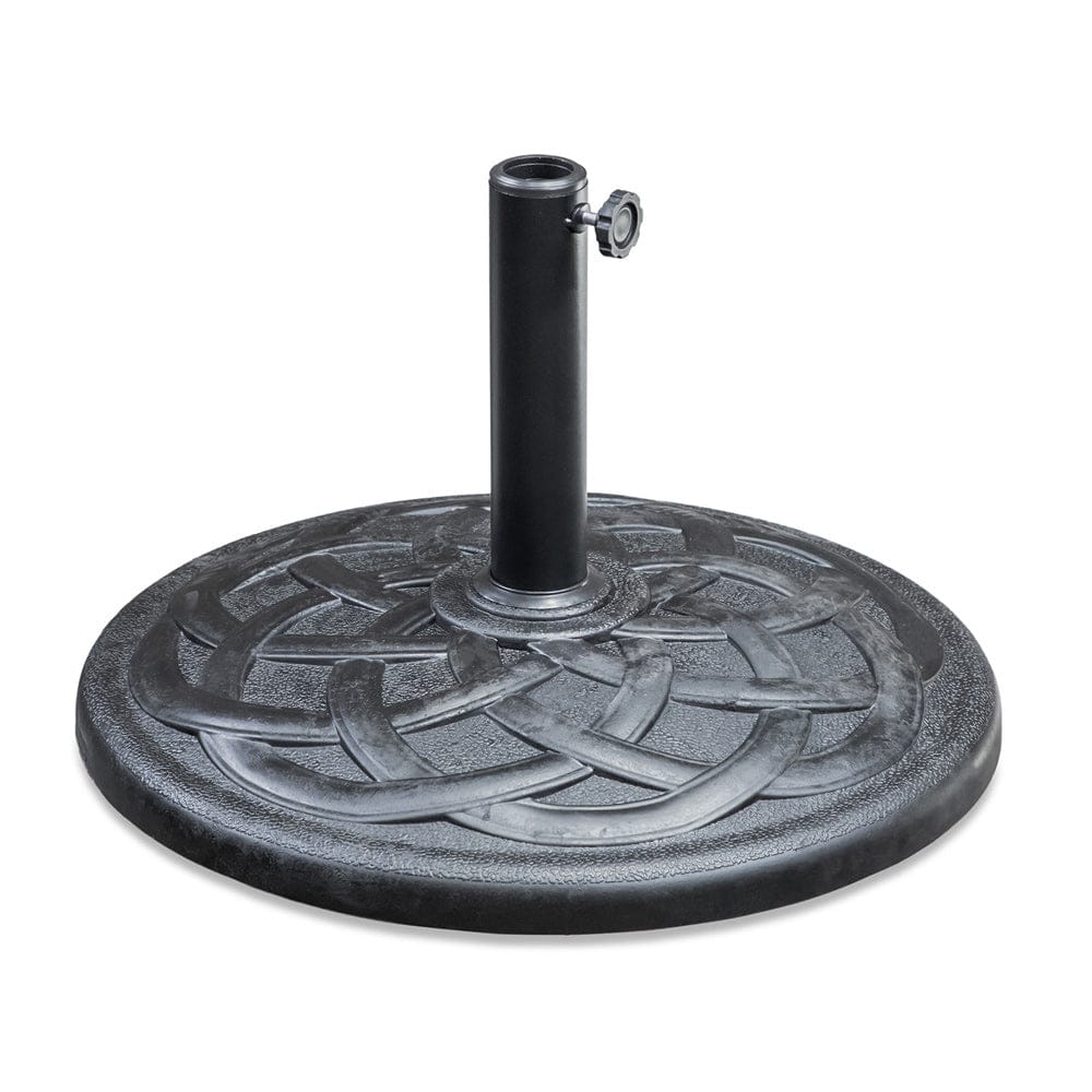 Furniture of America - Duro Round Umbrella Base in Black - LA-A014BK View 1