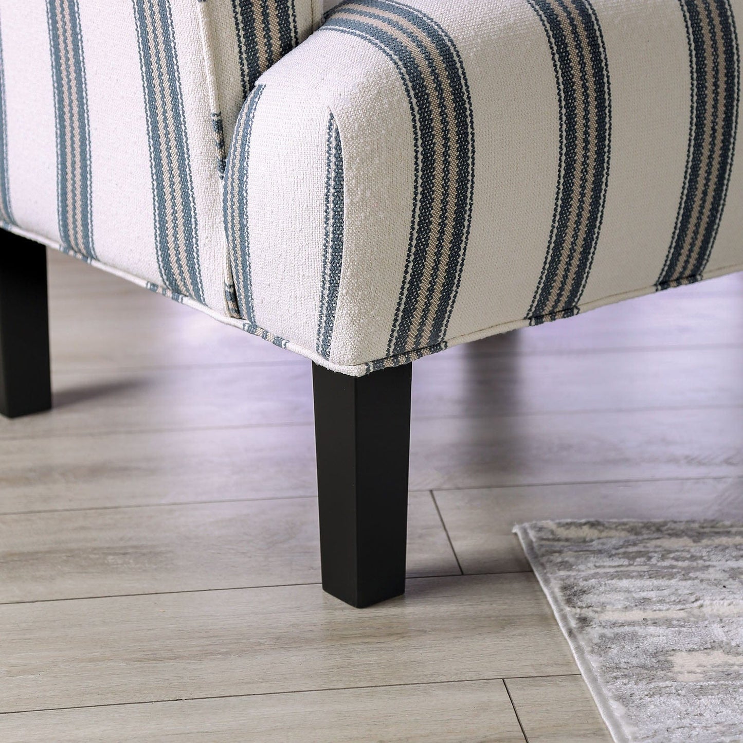 Furniture of America - Ealing Chair in Light Gray - SM1207-CH-ST View 5