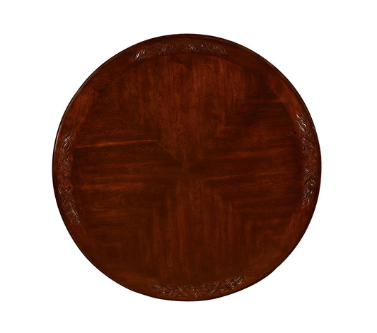 Furniture of America - Elana Round Dining Table in Brown Cherry - CM3212RT-TABLE View 2