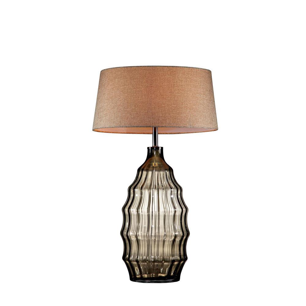 Furniture of America - Elen 28"H Olive Glass Table Lamp in Olive - L9704 View 1