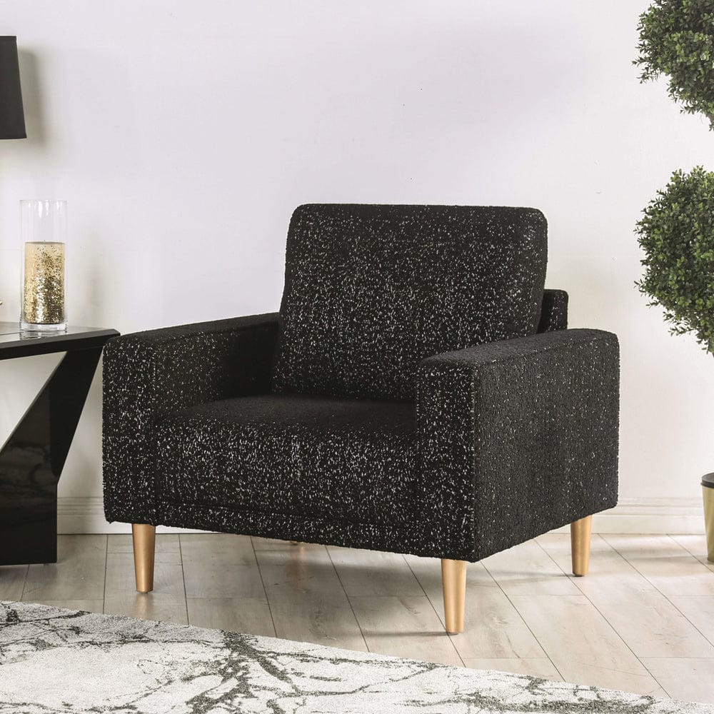 Furniture of America - Elverum Chair in Black - FM61000BK-CH View 1
