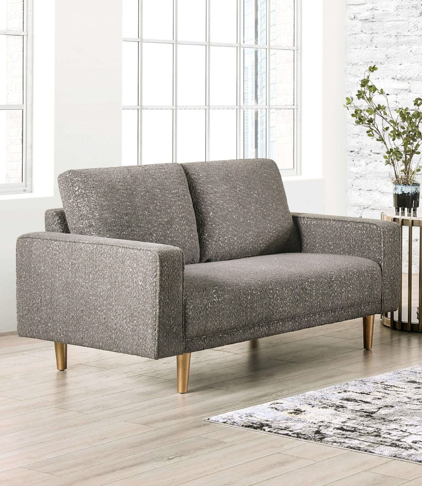 Furniture of America - Elverum Loveseat in Charcoal Gray - FM61000GY-LV View 1