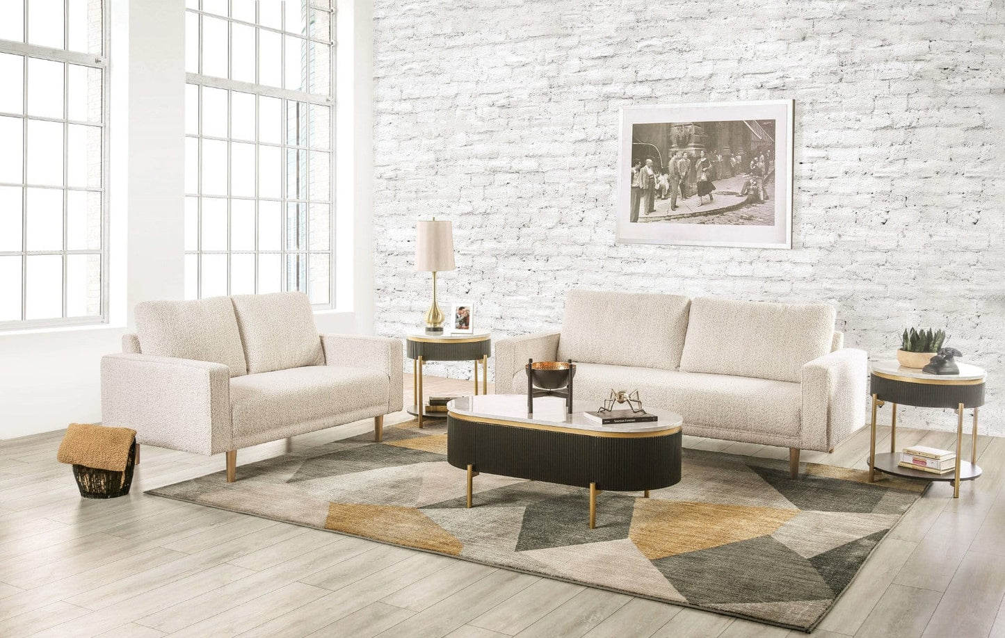Furniture of America - Elverum Sofa in Off-White - FM61000WH-SF View 2