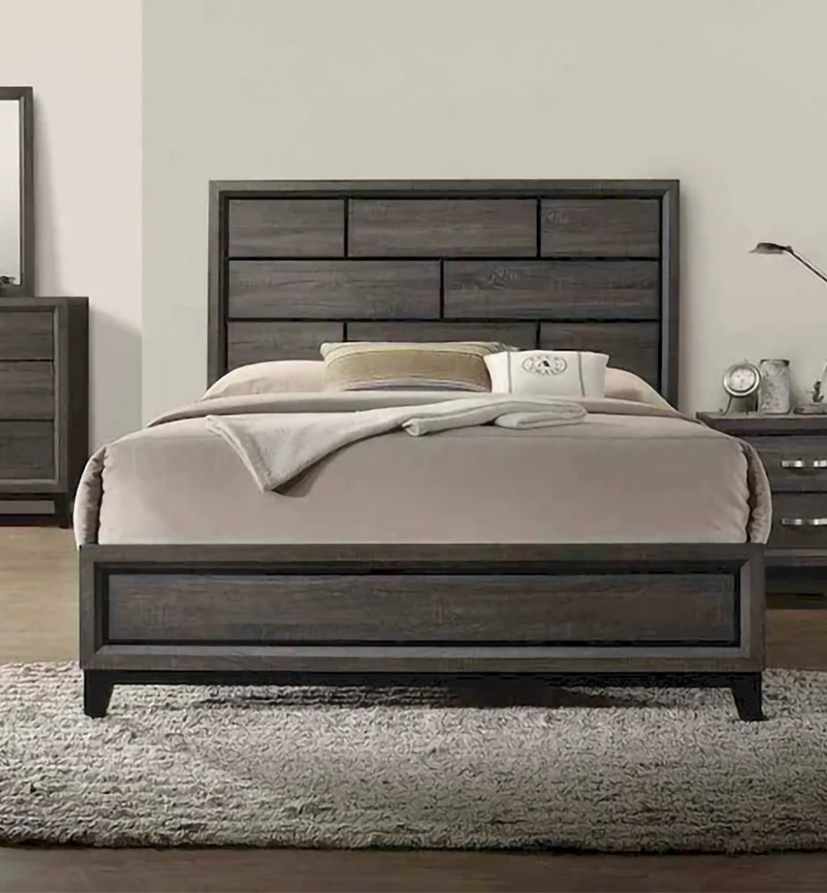 Furniture of America - Errico - Full Bed, Gray - FM7215GY-F-BED view 1