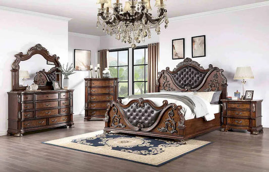 Furniture of America - Esparanza - Cal.King Bed, Pearl White - CM7478WH-CK-BED view 2