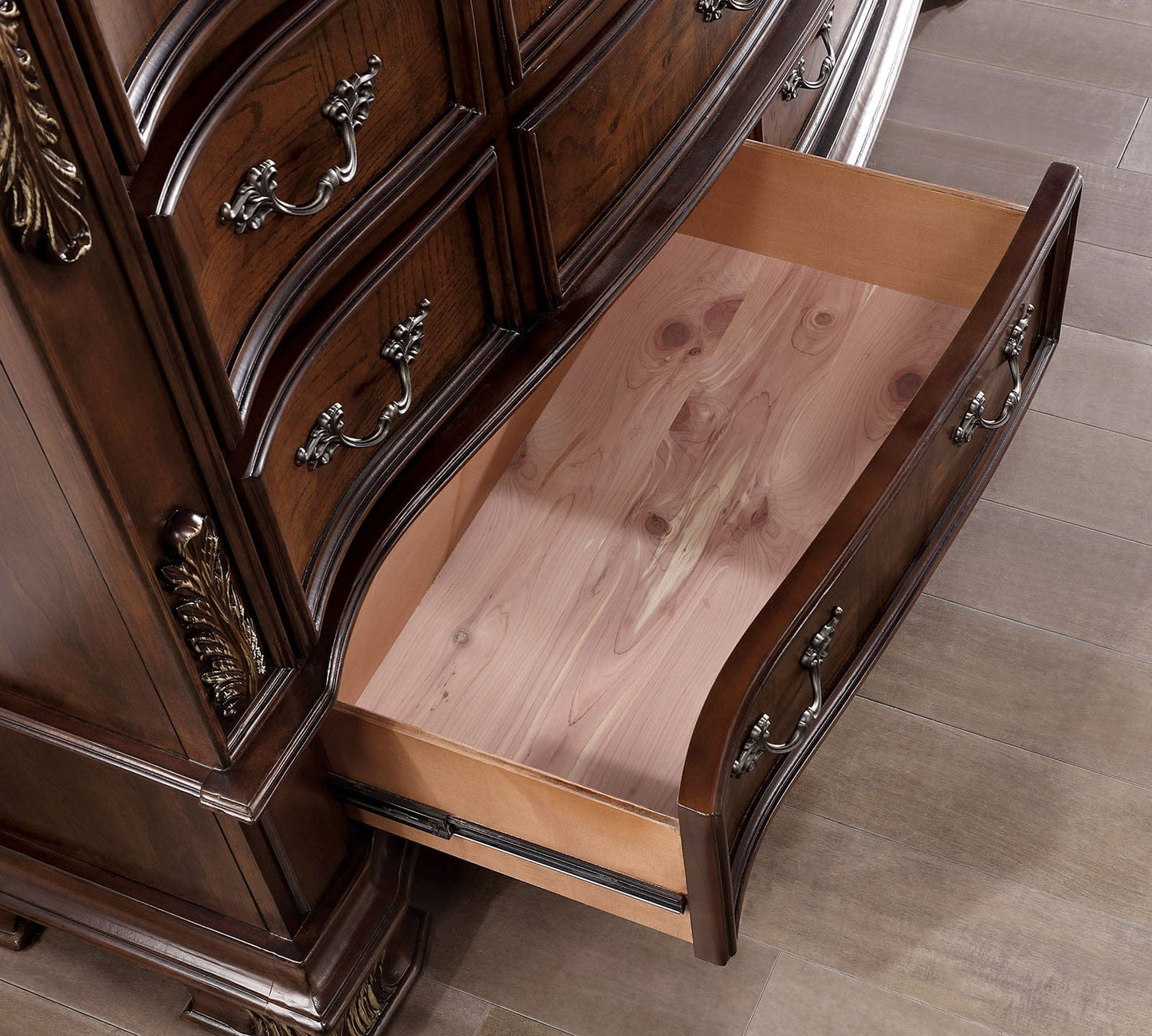 Furniture of America - Esparanza Dresser in Brown Cherry - CM7478CH-D View 4