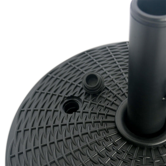 Furniture of America - Fab Round Umbrella Base in Black - GM-3004 View 2
