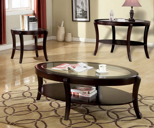 Furniture of America - Finley End Table in Espresso - CM4488E View 2
