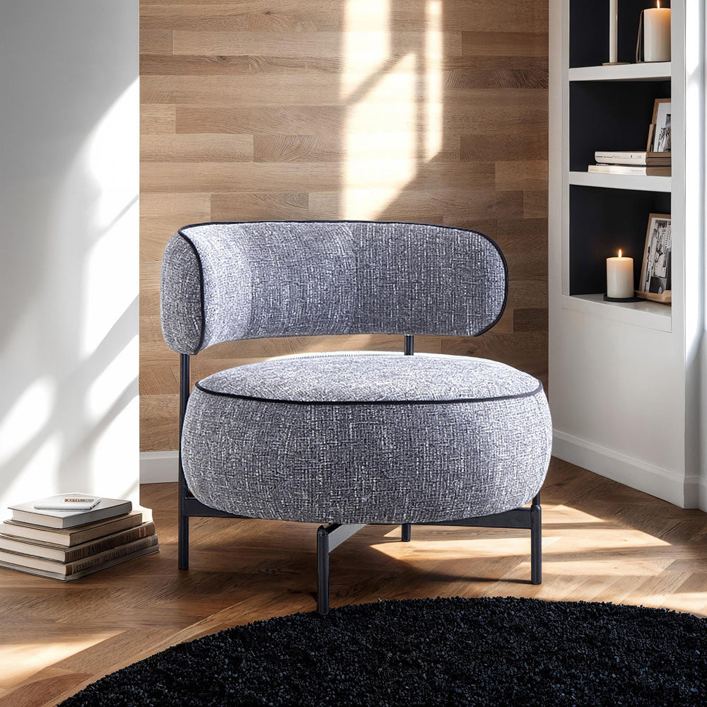 Furniture of America - Florens Swivel Chair in Dark Gray - FM-AC8015DG View 1