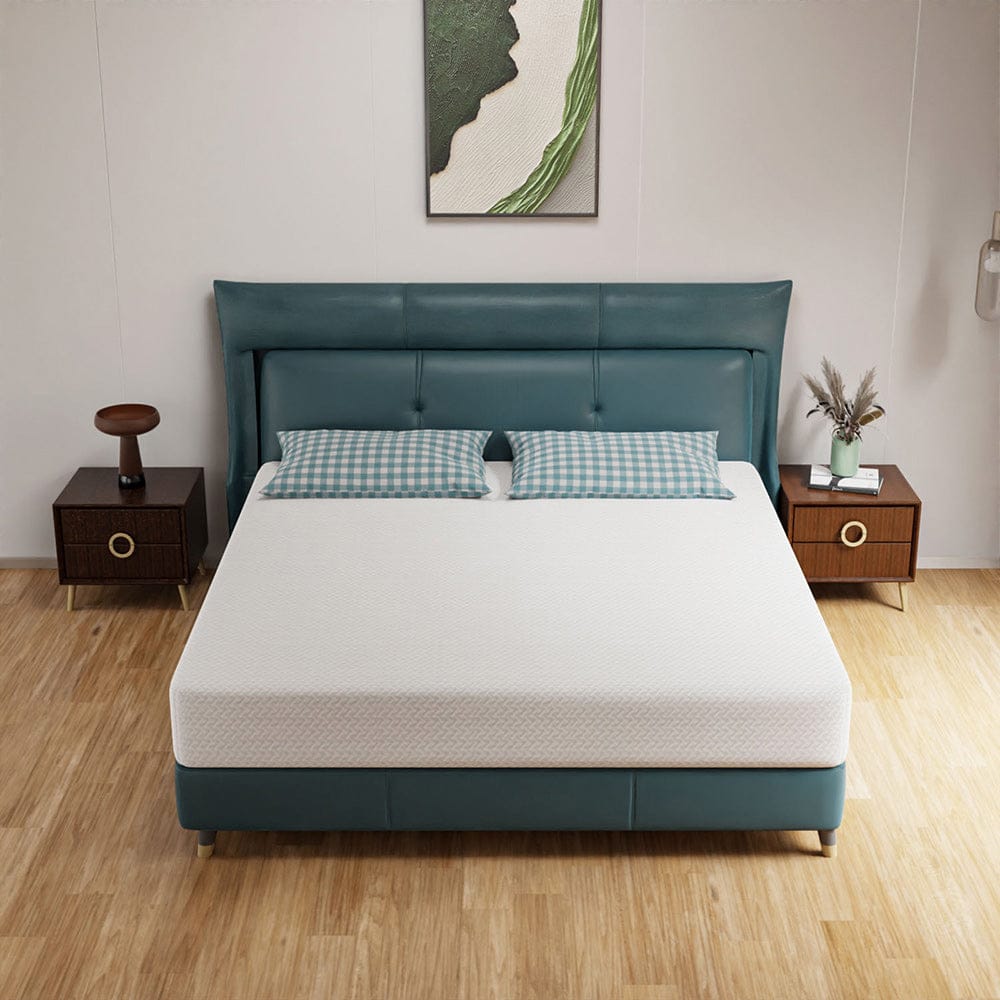 Furniture of America - Forsythia 10" E.King Green Tea Gel Memory Foam (Roll-In-A-Box) in White - DM710-EK View 2