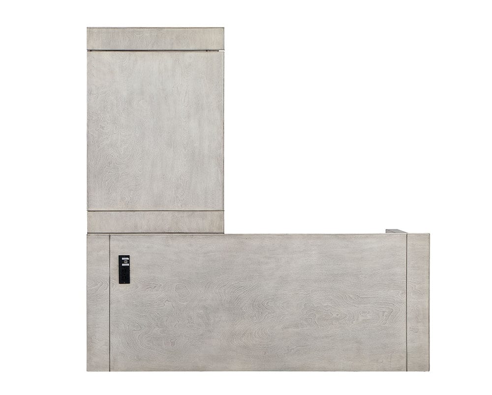 Furniture of America - Galarga Lift-top Corner Desk in Antique White - CM-DK418WH View 6