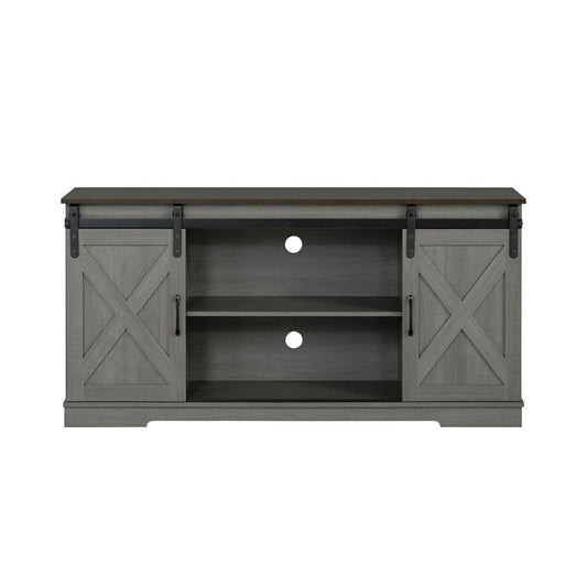 Furniture of America - Garibaldi TV Stand in Brown/Gray - SL-AC4000-TV View 2