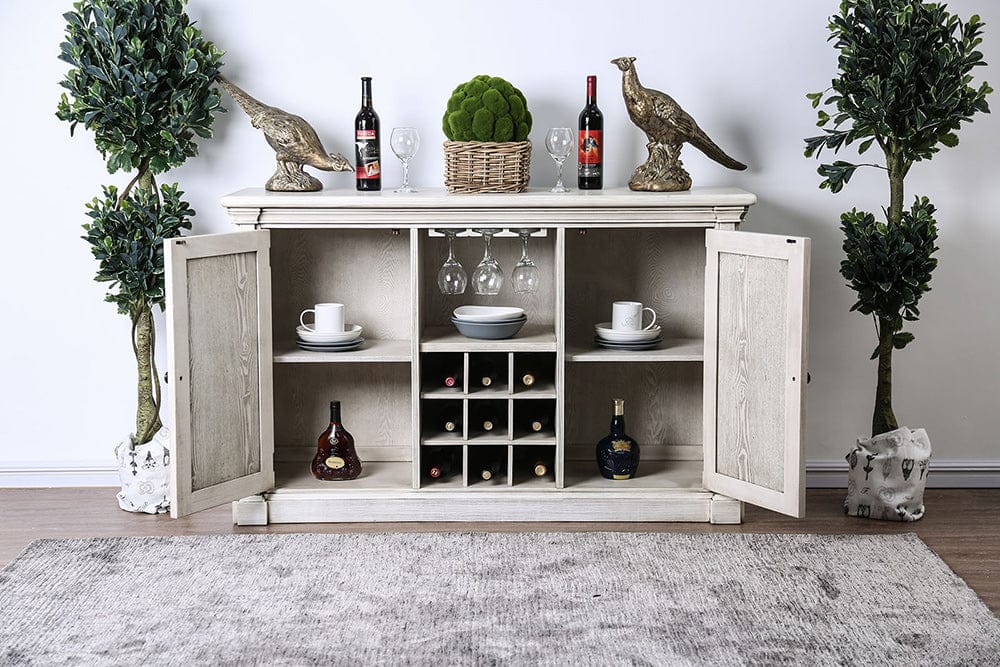 Furniture of America - Georgia Server in Antique White - CM3089SV View 3