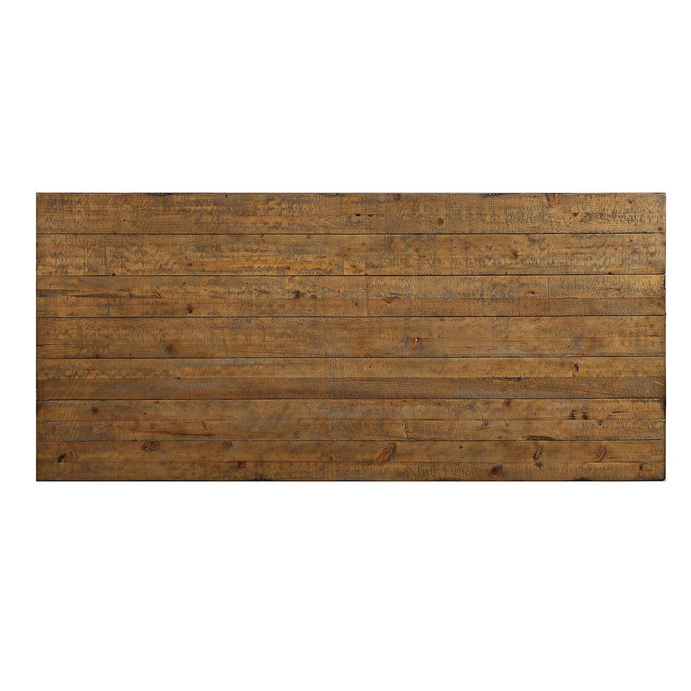 Furniture of America - Gianna 96" Dining Table in Rustic Pine/Brown - CM3829T-TABLE View 2
