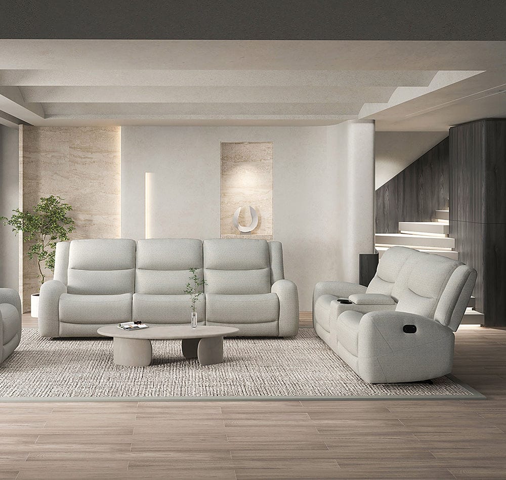Furniture of America - Giraldus Sofa + Loveseat in Beige - CM9988BG-M-2PC View 1