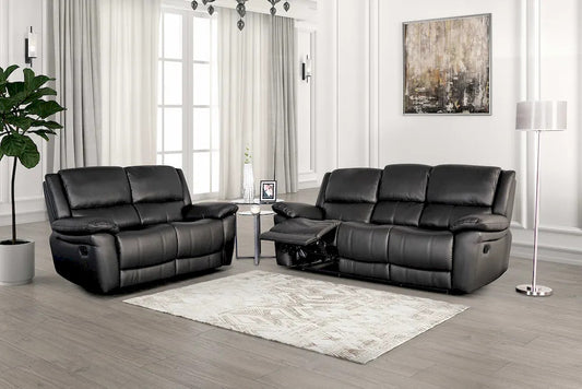 Furniture of America - Glarus - Recliner Chair, Black - FM69003BK-CH-M view 2