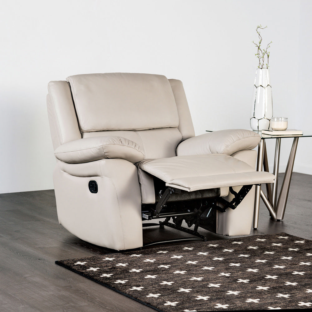 Furniture of America - Glarus Recliner Chair in White - FM69003WH-CH-M View 1