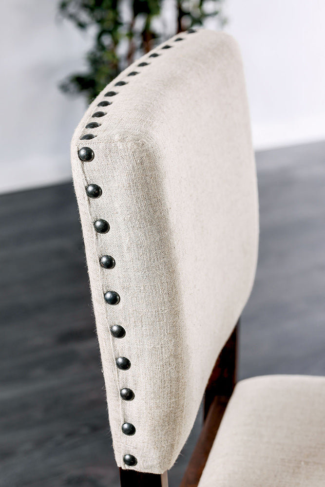 Furniture of America - Glenbrook Counter Ht. Chair Set of 2 in Brown Cherry - CM3018PC-2PK View 4