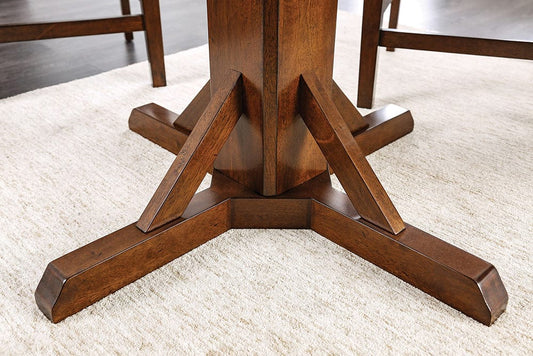 Furniture of America - Glenbrook Counter Ht. Table in Brown Cherry - CM3018PT View 2