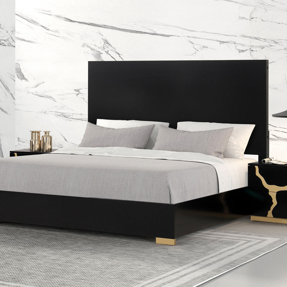 Furniture of America - Goldsberg E.King Panel Bed in Black - FM7425BK-EK-P-BED View 1