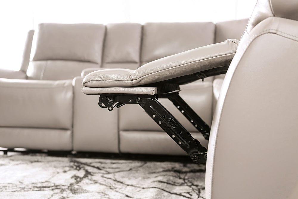 Furniture of America - Gorgius Power Recliner in Light Gray - CM9910ST-CH-PM View 3