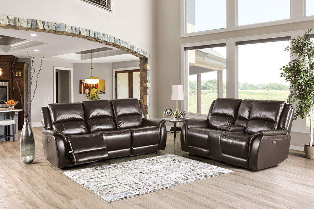 Furniture of America - Gorgius Power Sofa in Espresso - CM9910ES-SF-PM-PK View 2