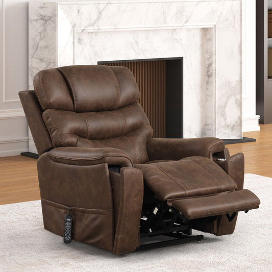 Furniture of America - Guinevra Lift Chair in Walnut - FM68005WN-LC View 2