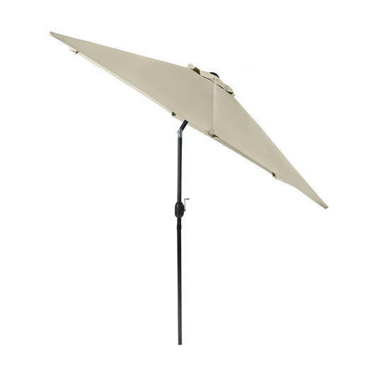 Furniture of America - Halo Round Umbrella in Canvas Stone - GM-3002CS View 2