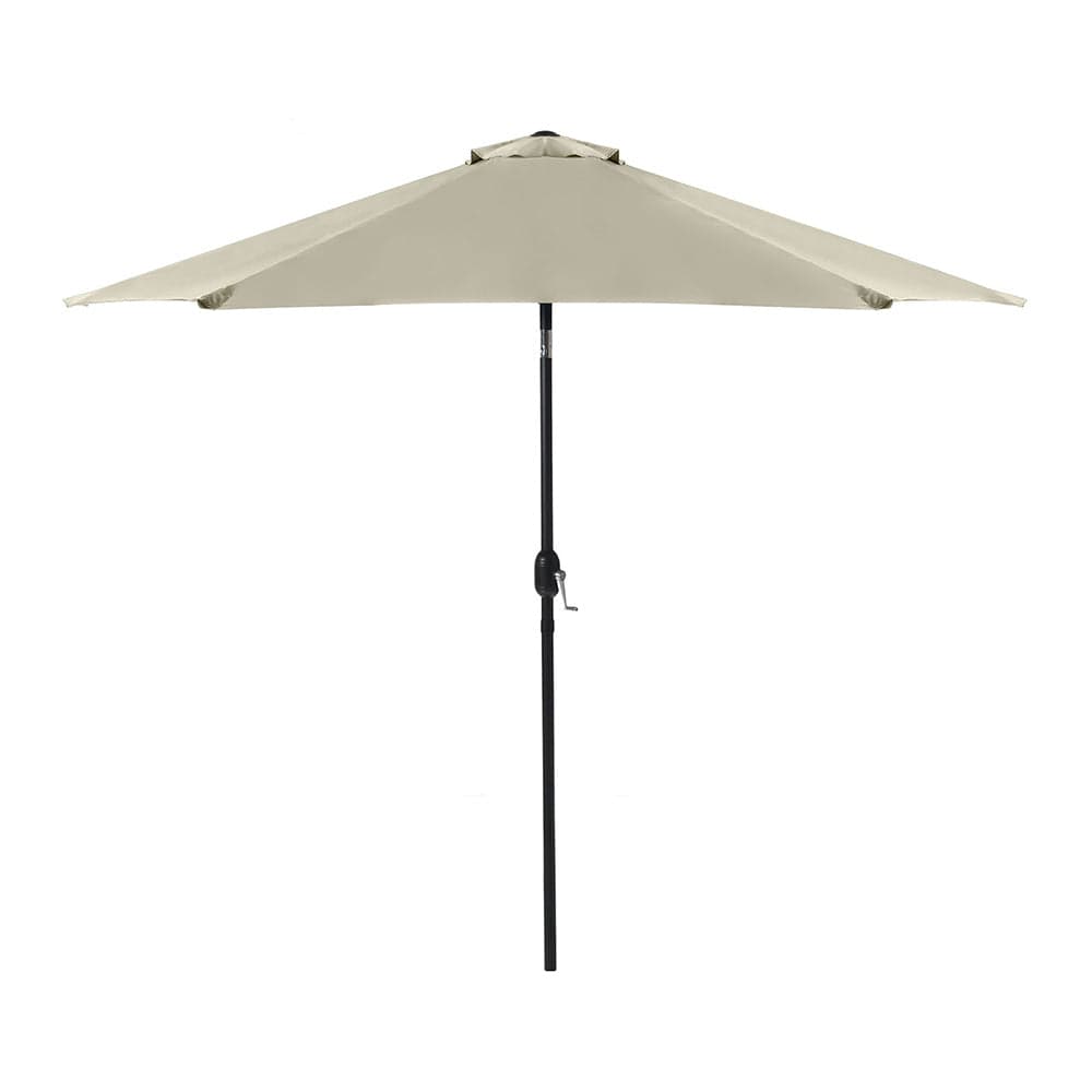 Furniture of America - Halo Round Umbrella in Canvas Stone - GM-3002CS View 5