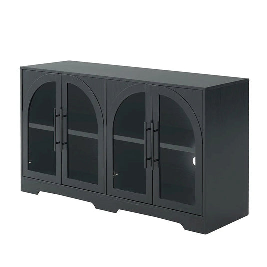 Furniture of America - Halstead - Console - Black - SL-AC8000BK-3A view 2