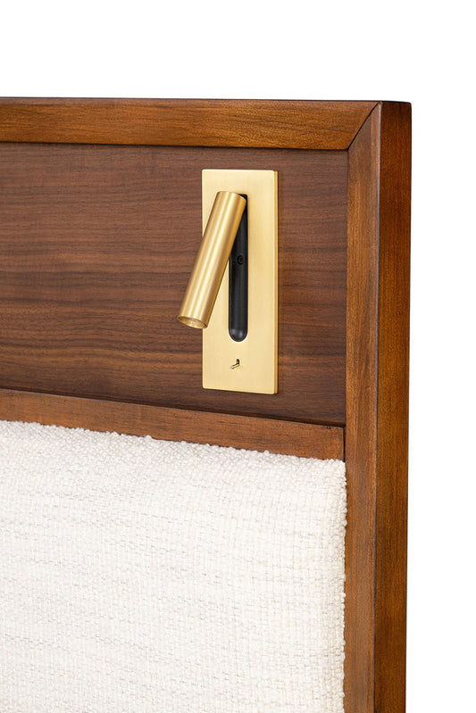 Furniture of America - Hepburne Queen Bed Storage in Walnut - FM74000WN-Q-ST-BED View 2