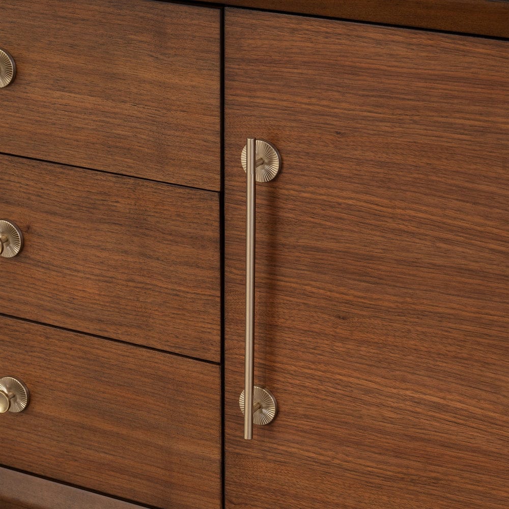 Furniture of America - Hepburne Server in Gold-capped Legs - FM34000WN-SV View 8