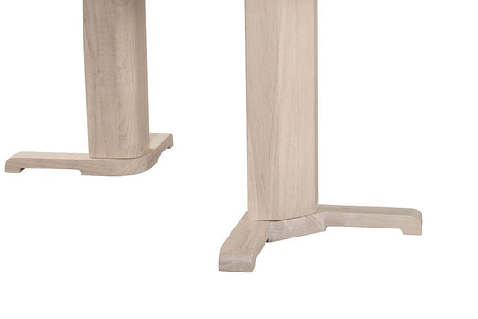 Furniture of America - Hines 7 Pc. Oval Dining Set, (6NT Chairs) in White Oak - FM3101NT-OT-7PC-NT View 2
