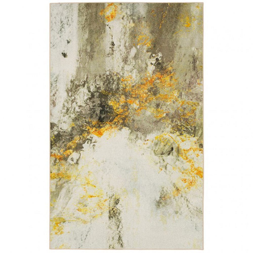 Furniture of America - Hollie 5' X 8', Area Rug in Gold/Gray - RG8195S