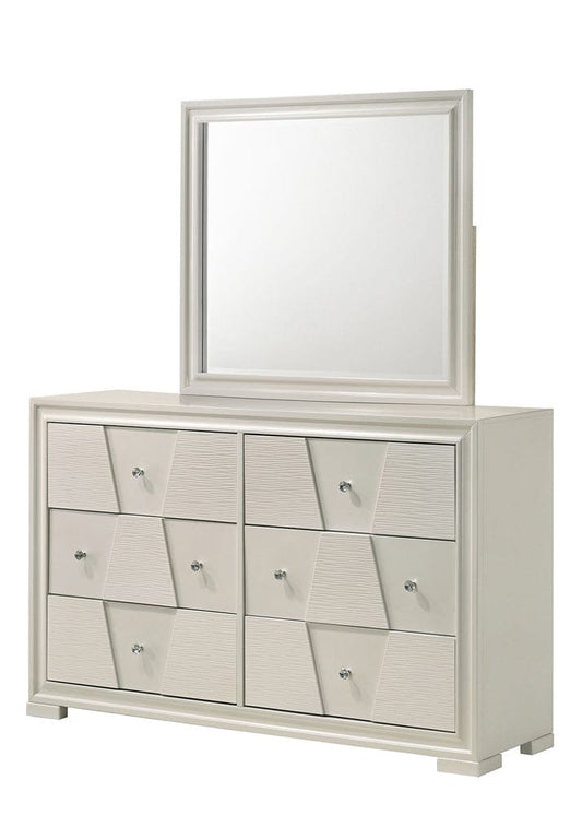 Furniture of America - Holsted 5 Pc. Queen Bedroom Set w/ Chest - FM72012WH-Q-5PC-CHE View 2