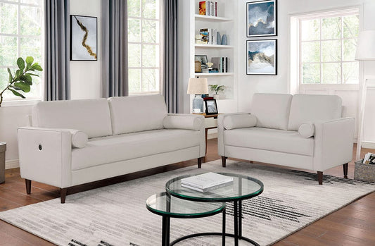 Furniture of America - Horgen Sofa in Off-White - CM6452WH-SF View 2