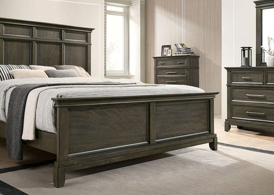 Furniture of America - Houston Queen Bed in Gray - CM7221GY-Q-BED View 2