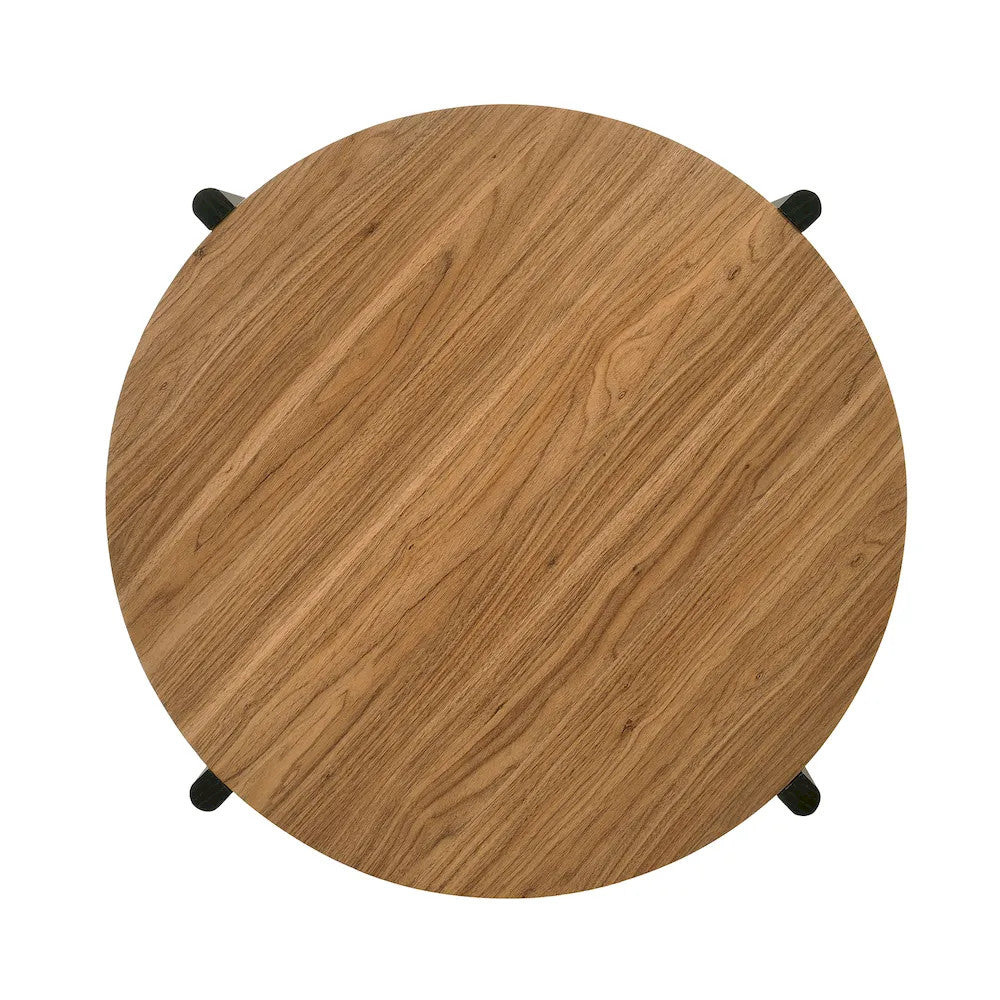 Furniture of America - Hyde - Round Coffee Table - Walnut - SL4200WN-CR view 8