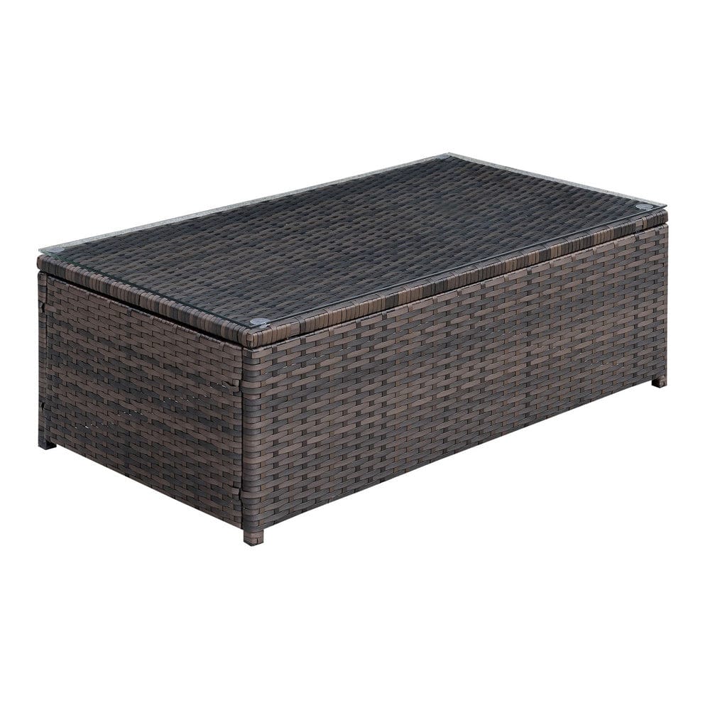 Furniture of America - Ilona Coffee Table in Brown/Beige - CM-OS2136-F View 1
