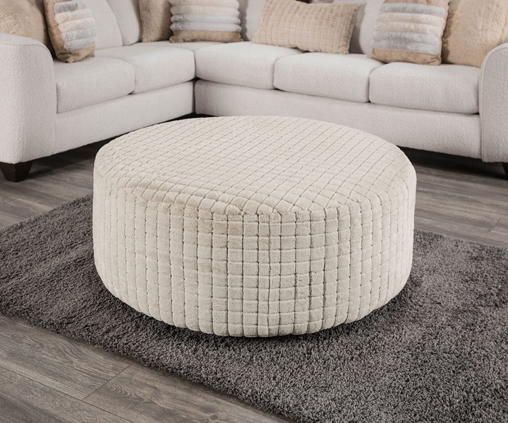 Furniture of America - Iroquois Ottoman in Tan - SM5197-OT View 1