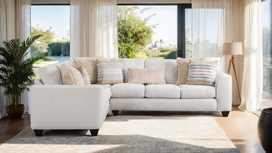 Furniture of America - Iroquois Sectional in Cream/Tan - SM5197-SECT View 2