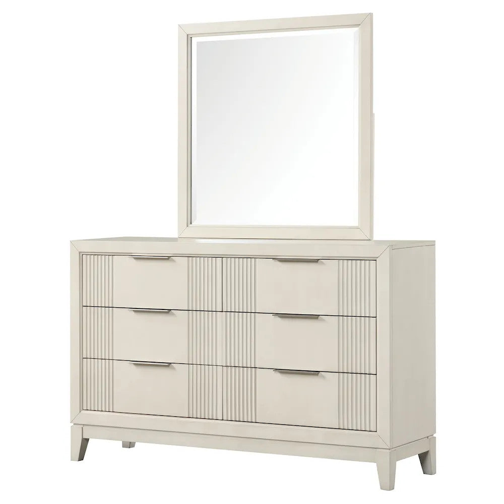 Furniture of America - Isadore - 4 Pc. Queen Bedroom Set w/ 2NS - FM7700WH-Q-5PC-2NS view 6