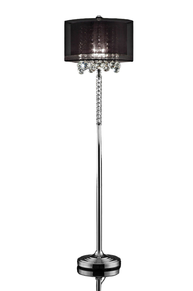 Furniture of America - Ivy Floor Lamp in Chrome - L9150F View 1
