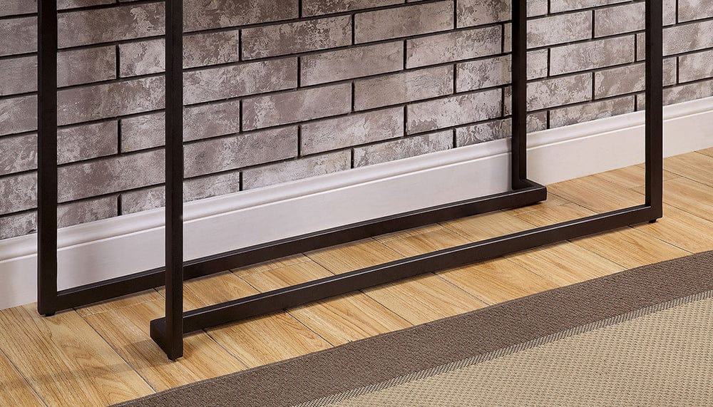 Furniture of America - Izar Sofa Table in White/Gun Metal - FOA4799S-TABLE View 3