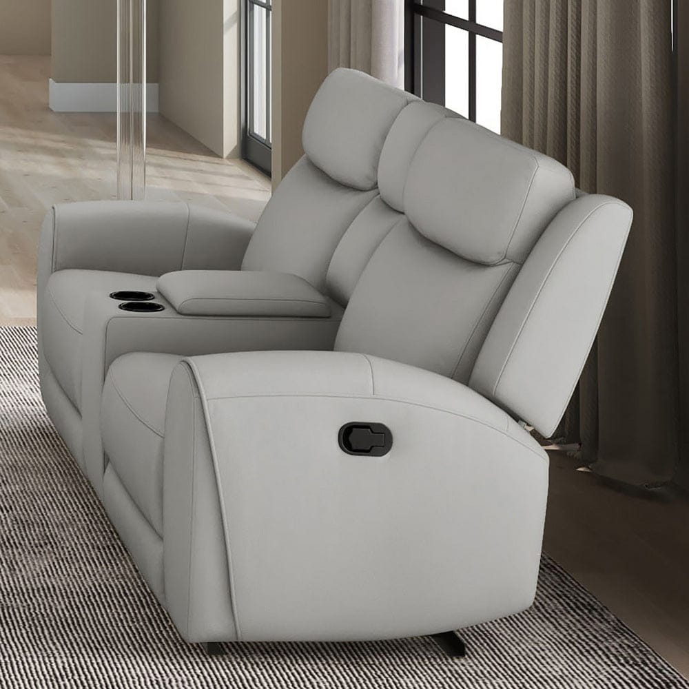 Furniture of America - Jacobus Loveseat in Light Gray - CM9986LG-LV-M View 1