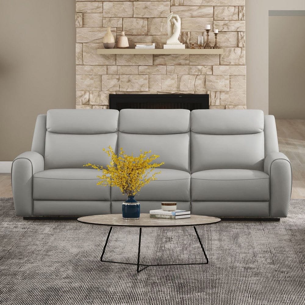 Furniture of America - Jacobus Sofa + Loveseat in Light Gray - CM9986LG-M-2PC View 2